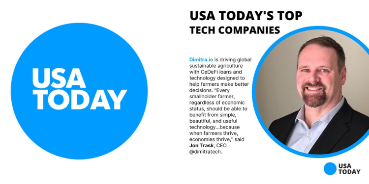 Dimitra.io is driving global sustainable agriculture with CeDeFi loans and technology designed to help farmers make better decisions.