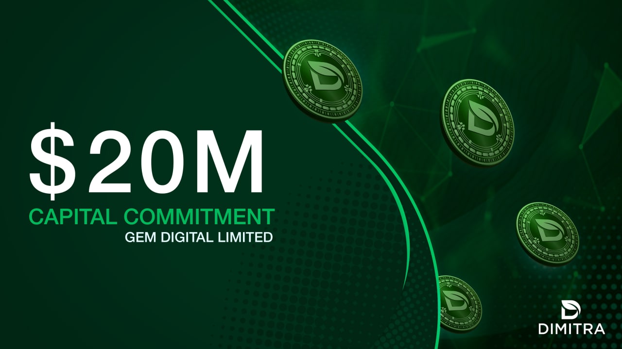 Dimitra Secures $20M ‘Capital Commitment’ From GEM DIGITAL