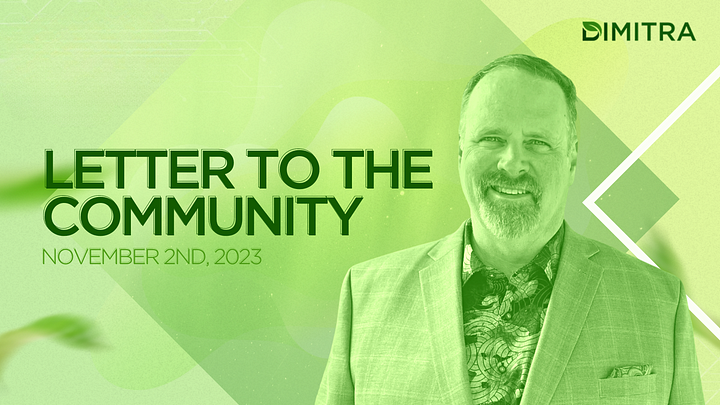 Dimitra Letter to the Community